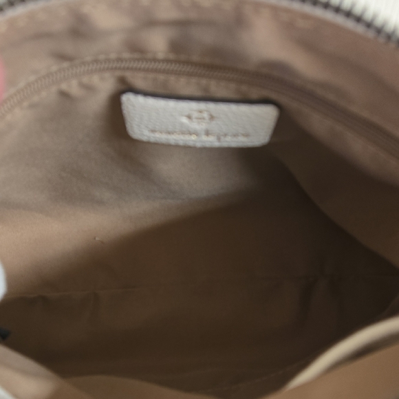 Nanette Lepore White Crossbody Bag with Gold Accents - Picture 6 of 6